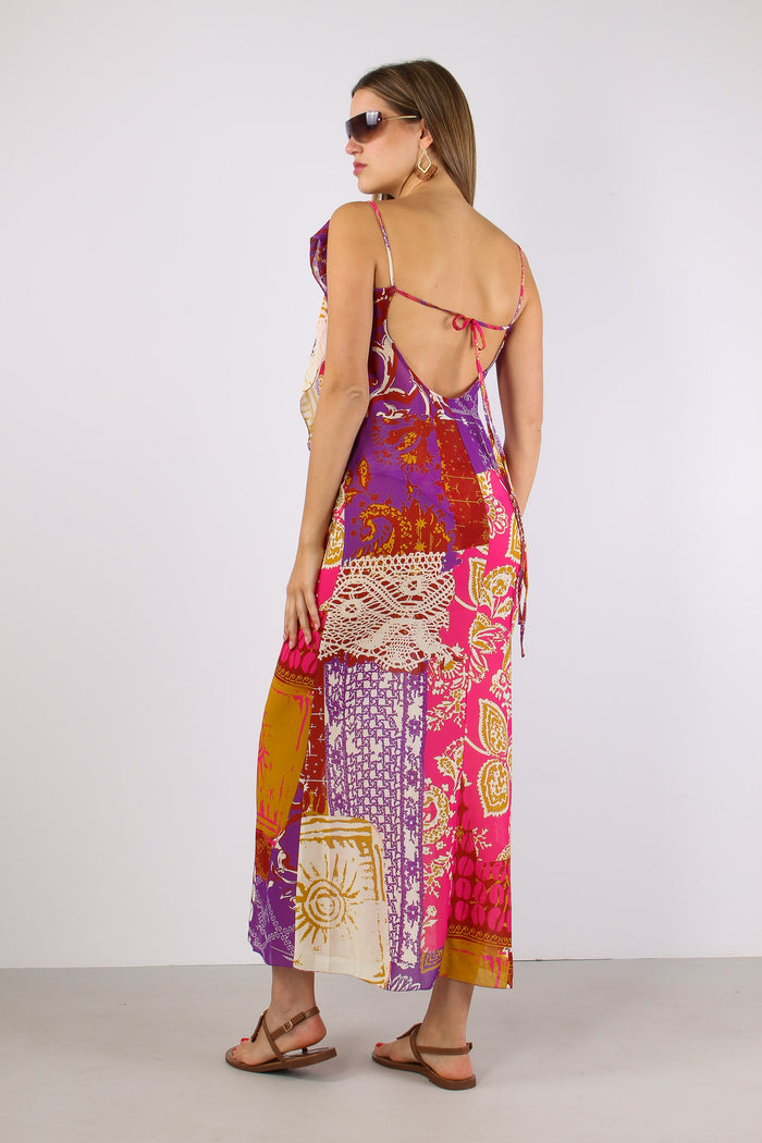 Abito Fantasia Multi Patch Fucsia/viola-4