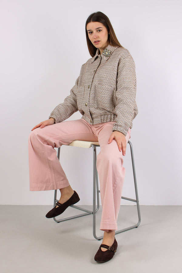 Bomber Chanel Beige/panna-2