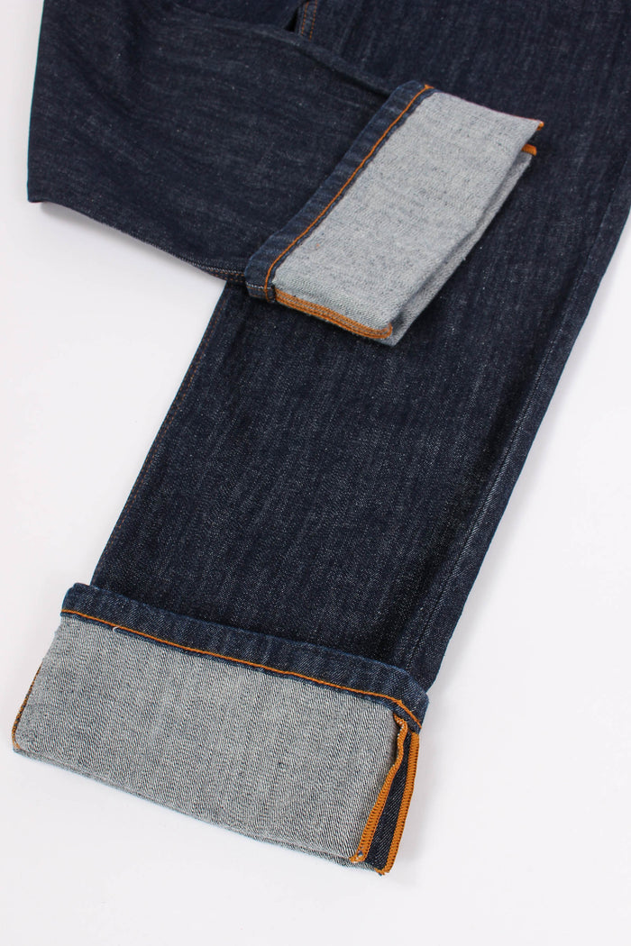 Denim Gamba Dritta Risvolto Denim-10