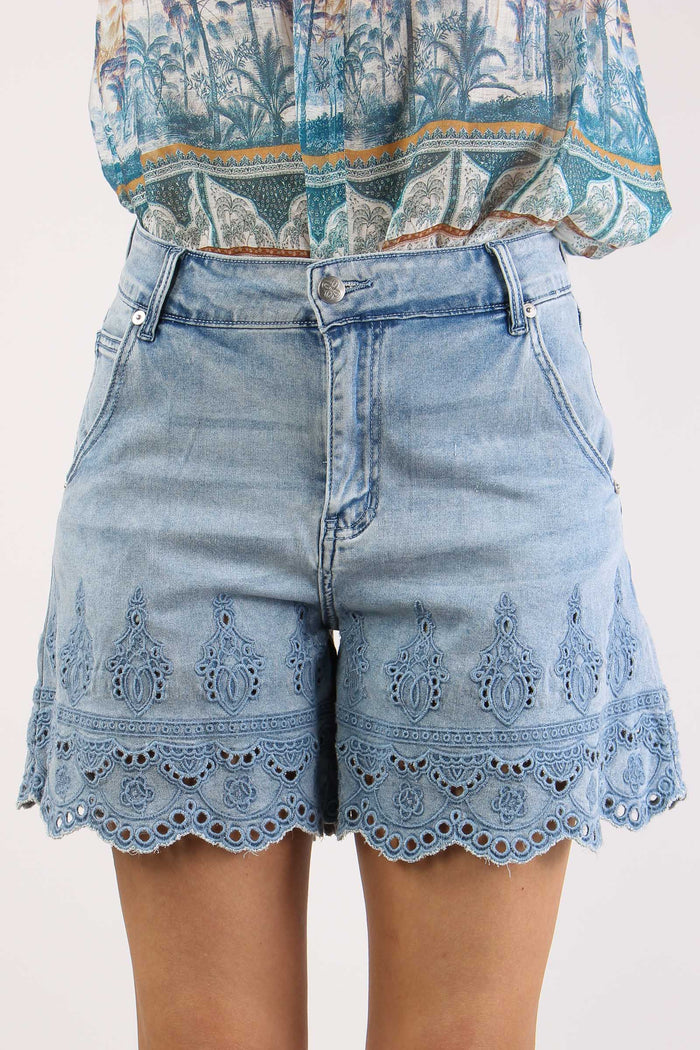 Bermuda Denim Inserto Sangallo Denim-8