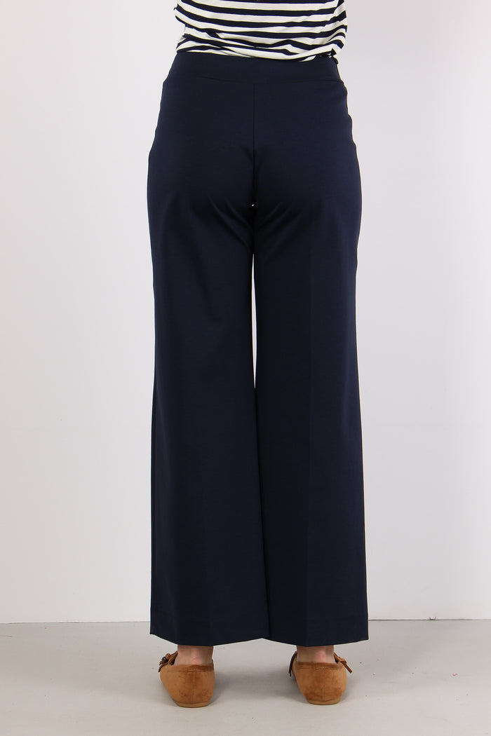 Pantalone Punto Milano Tencell Blu-5