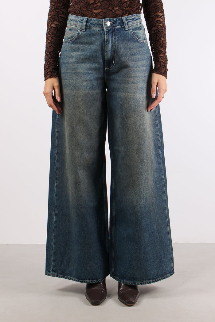Denim Maxi Palazzo Denim Medio-2