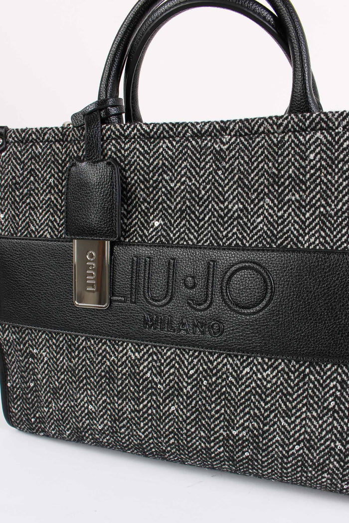 Shopping Tweed Nero-3