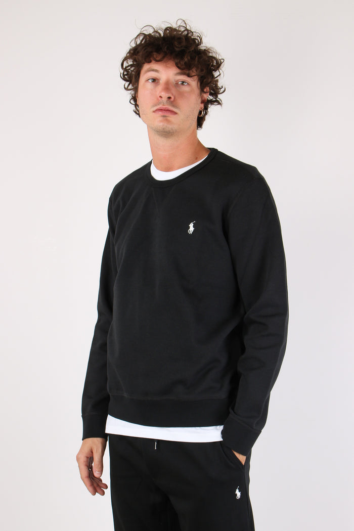 Felpa Girocollo Polo Black-2