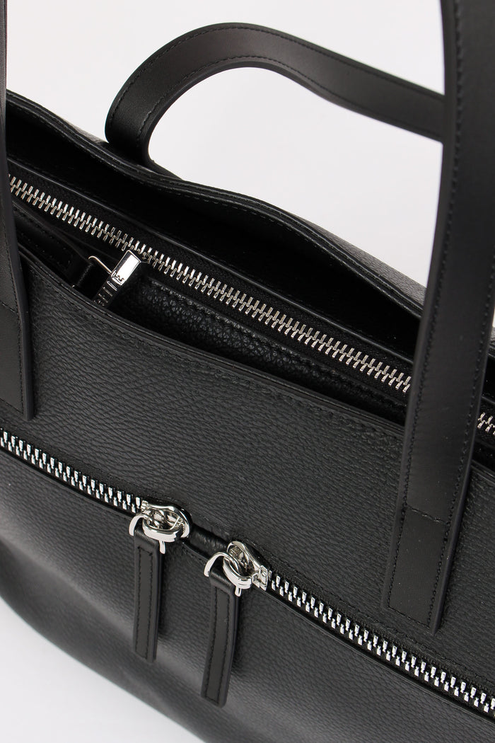 Corallina Shopping Zip Grande Black-5