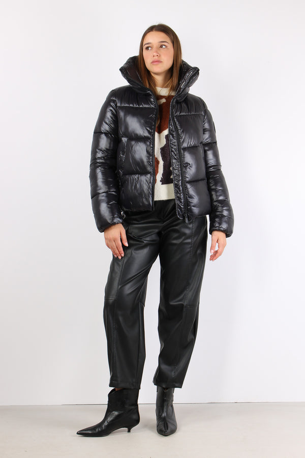 Isla Piumino Collo In Piedi Black