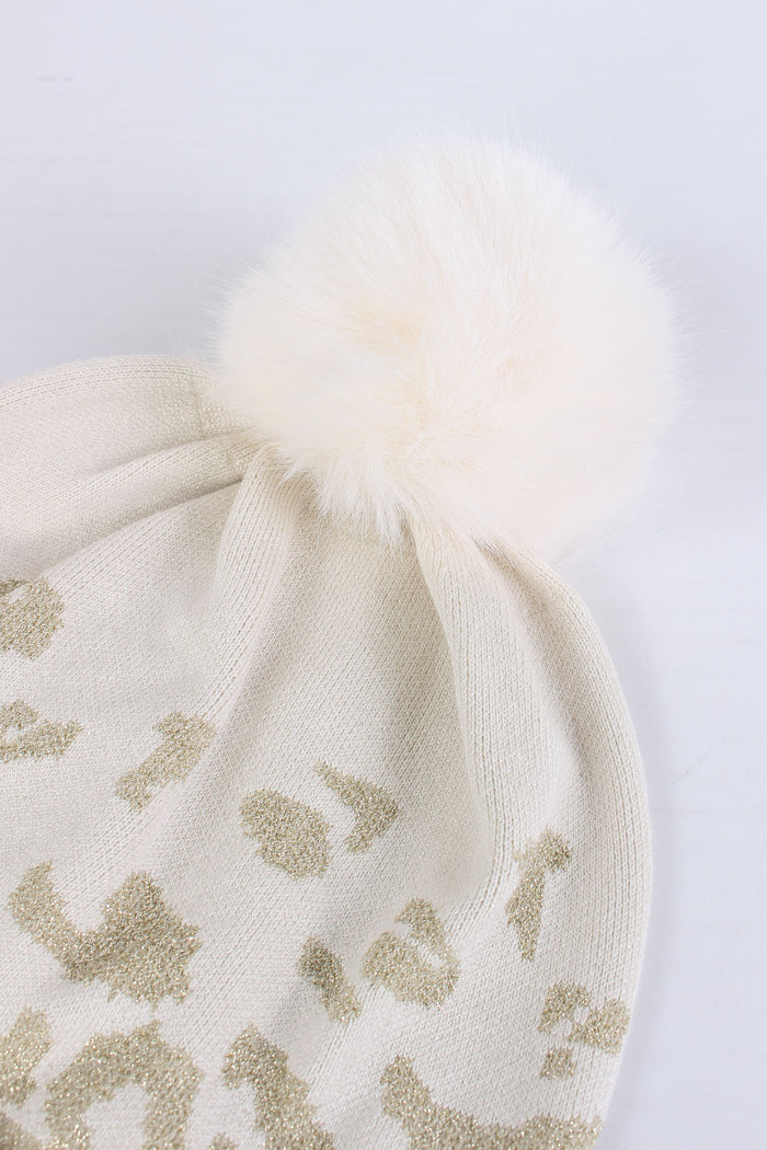 Cuffia Inserto Macula Bianco/gold-3