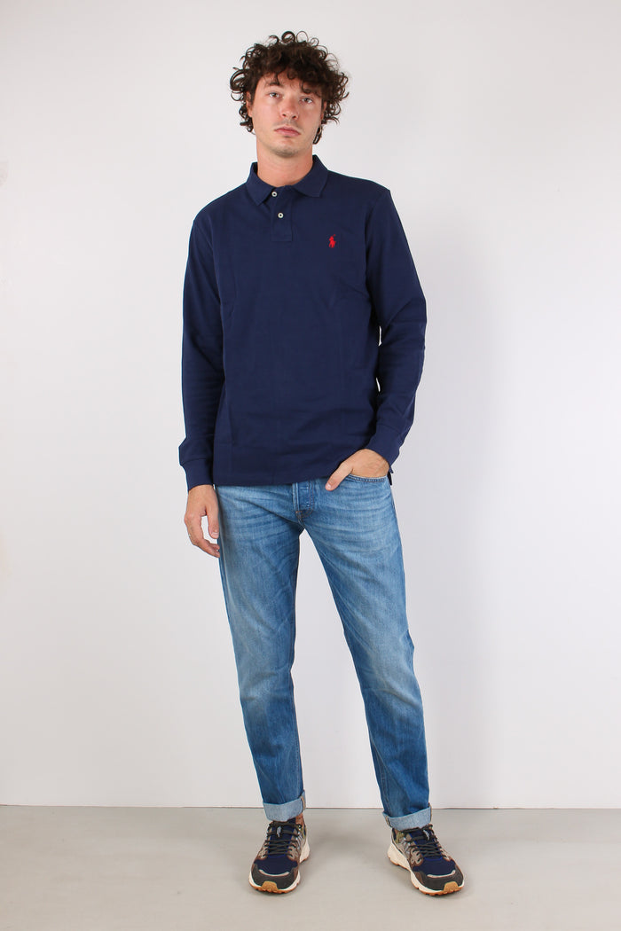 Polo M/l Cotone Newport Navy-2