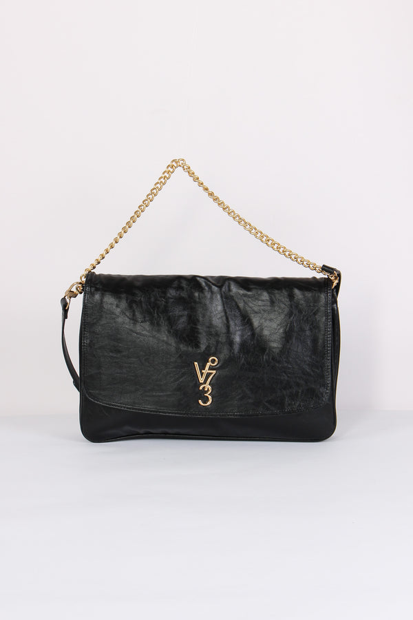 Louise Maxi Pochette Logo Nero