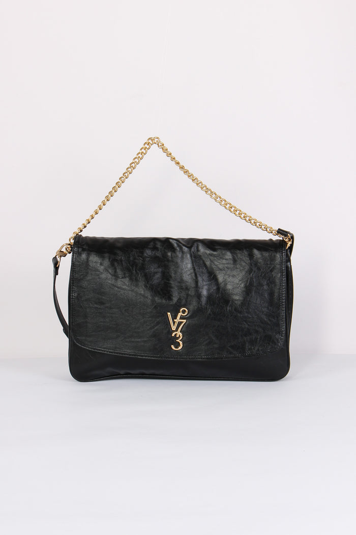Louise Maxi Pochette Logo Nero