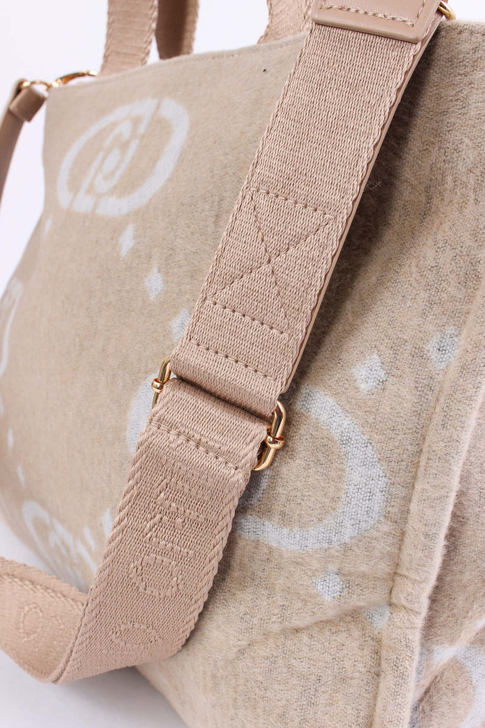 Borsa L Tote Oat Milk-7