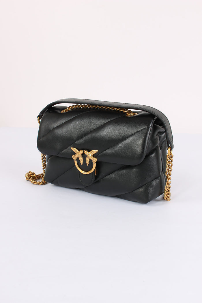 Tracollina Love Puff Mini Small Nero/antique Gold-7