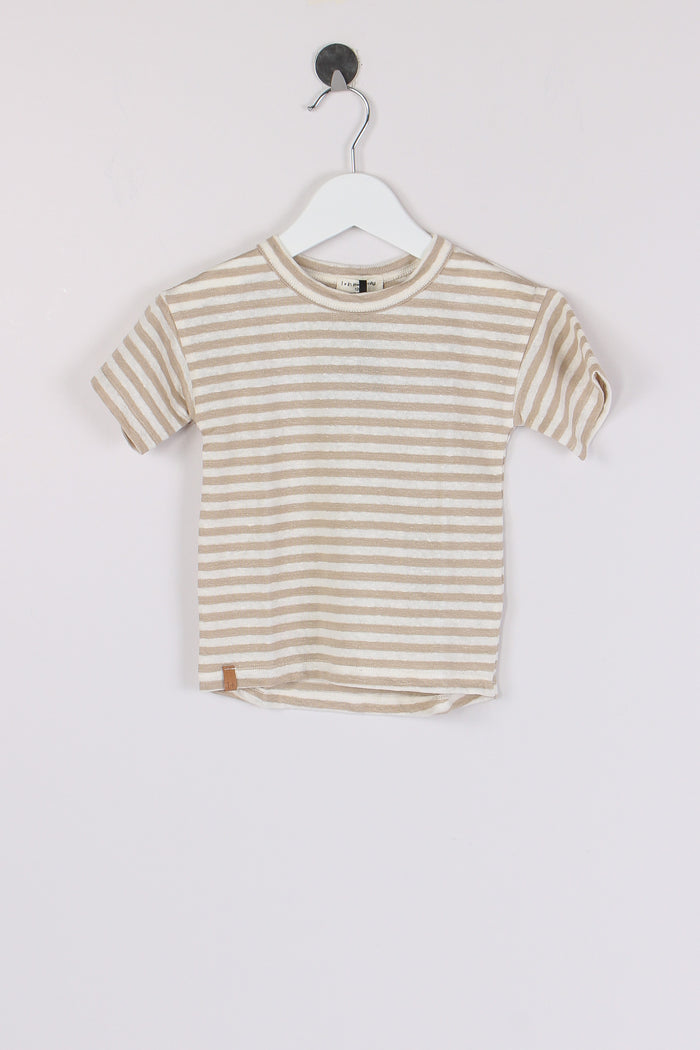 T-shirt Lino Riga Beige