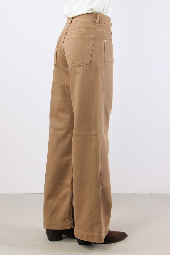 Pantalone Palazzo Bull Nocciola-6
