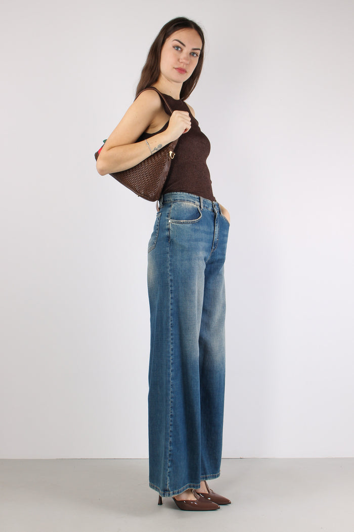 Denim Palazzo Denim Chiaro-3