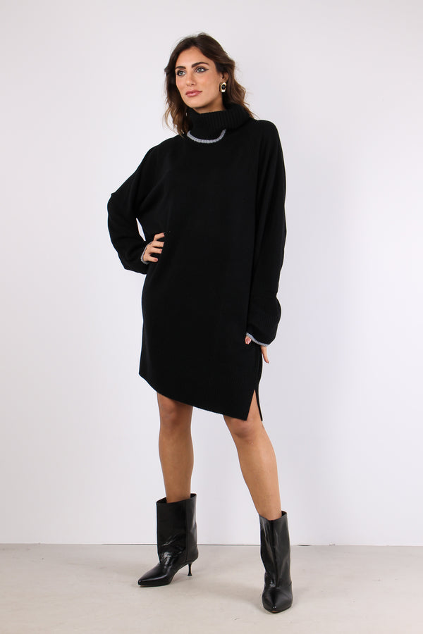 Fogo Abito Profilo Collo Misto Nero Limousine