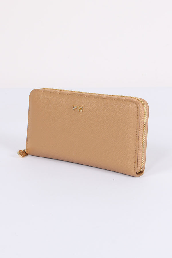 Keira Portafoglio Zip Around Beige-2