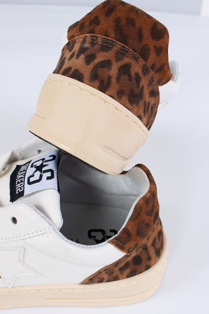 Sneakers New Star Animalier Bianco/leopard-5