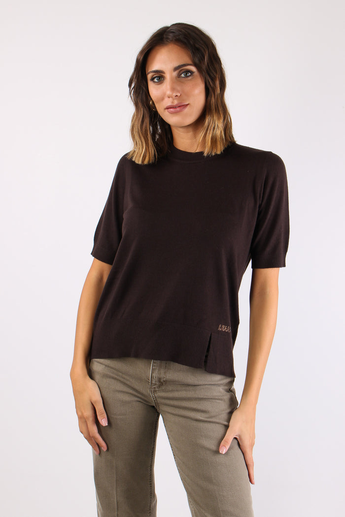 Maglia M/m Spacchetti Misto Lana Mole-2
