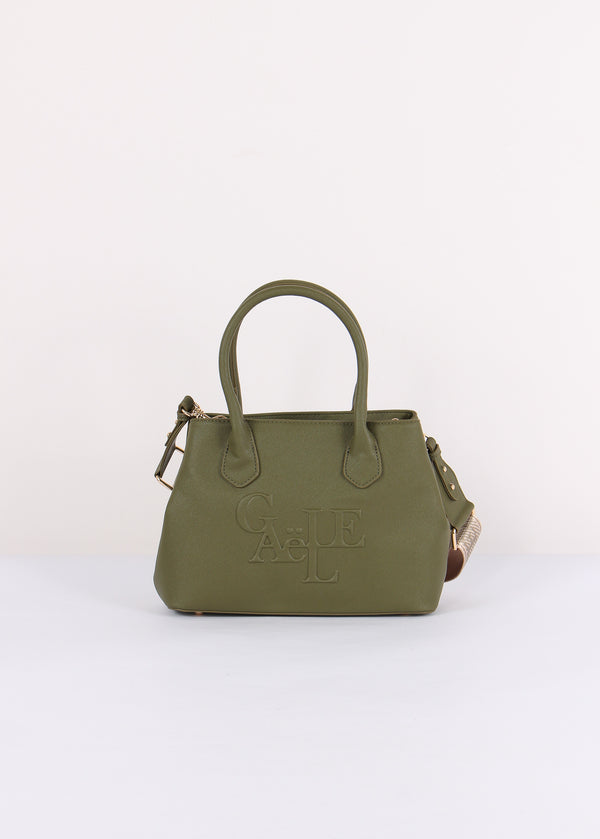 Shopping Saffiano Maxi Logo Verde Bosco