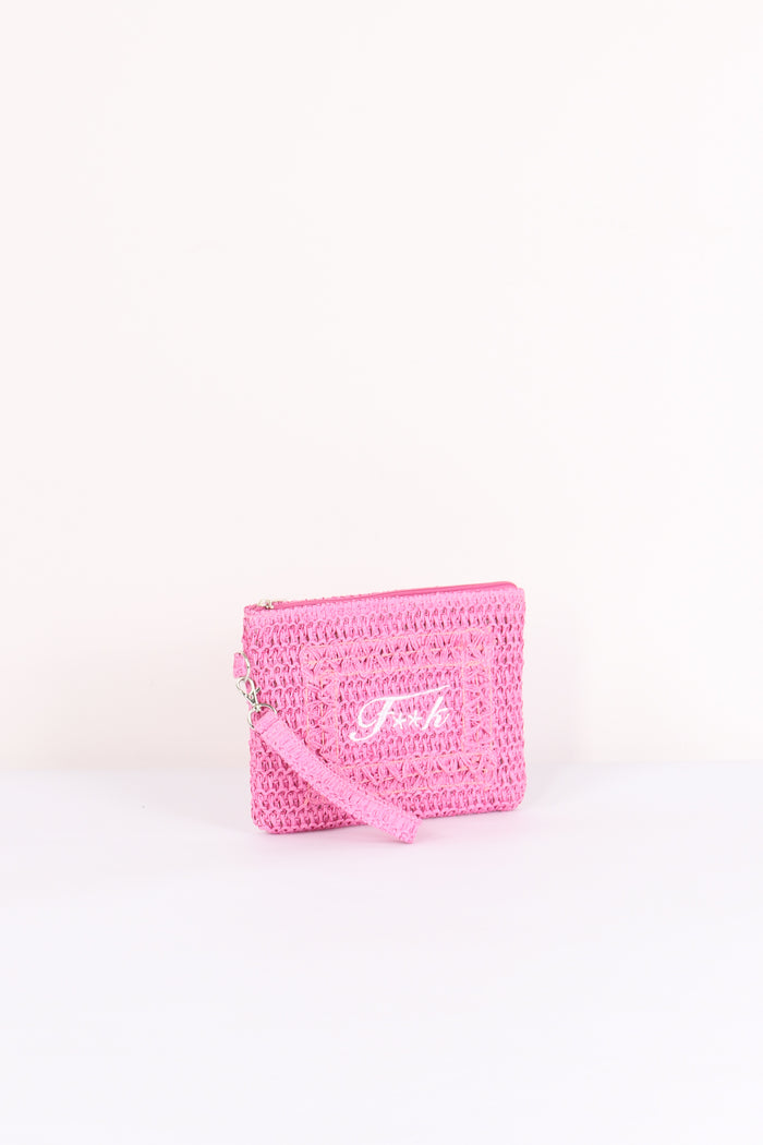 Pochette Rafia Fucsia-6