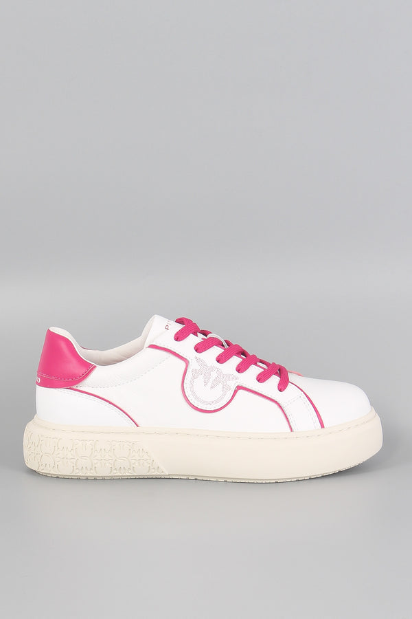 Yoko 01 Sneaker Leather White/pink
