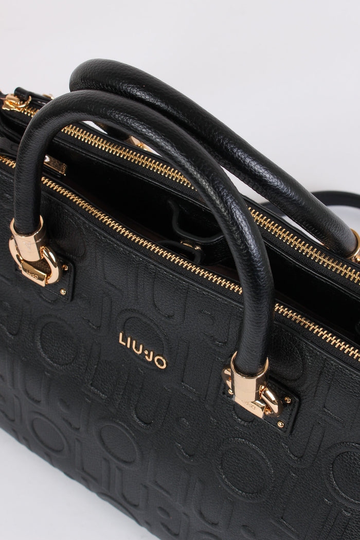 Shopping Logo 3d Nero-6