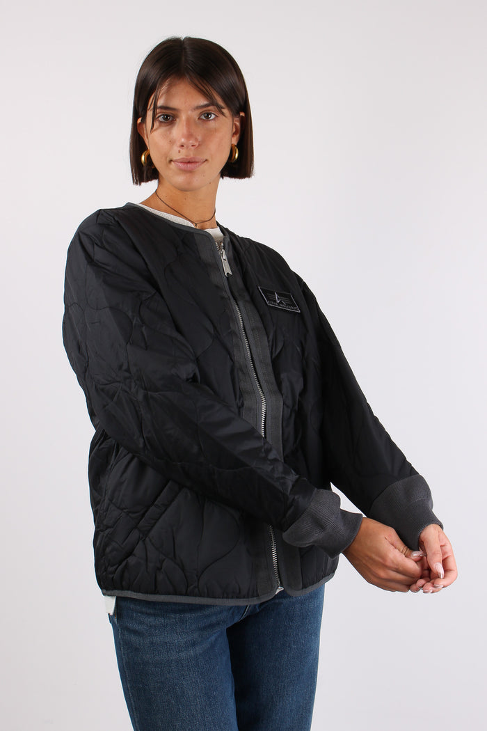 Liner Filed Jacket Nylon Black-4
