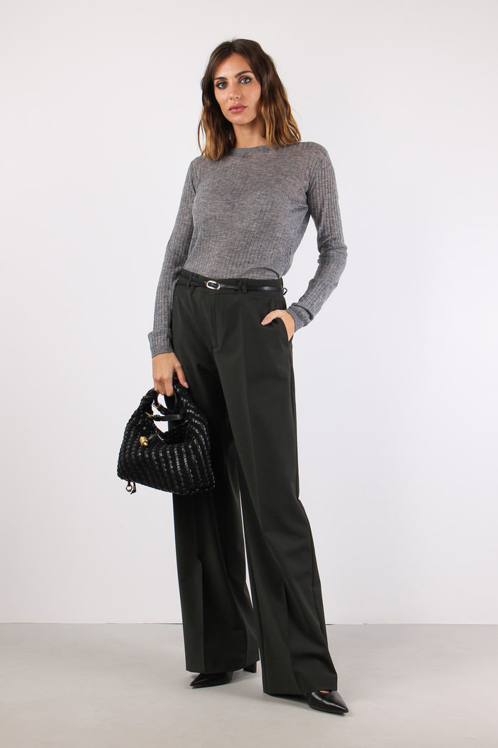 Pantalone Dritto Cinturino Eden