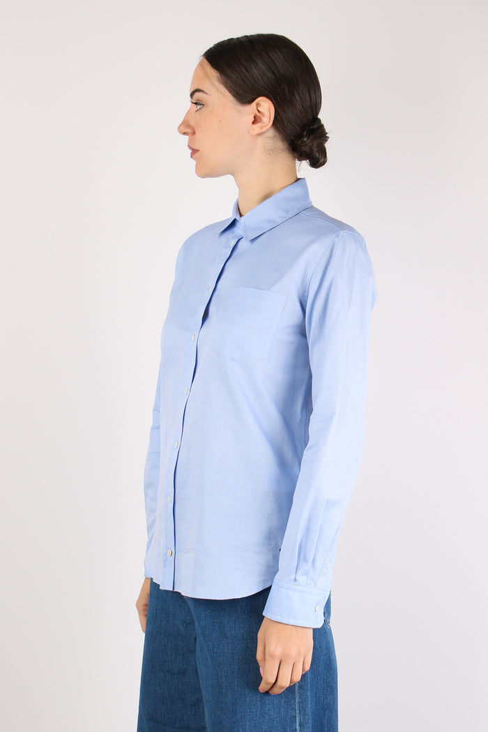 Nichel Camicia Cotone Basica Azzurro-6