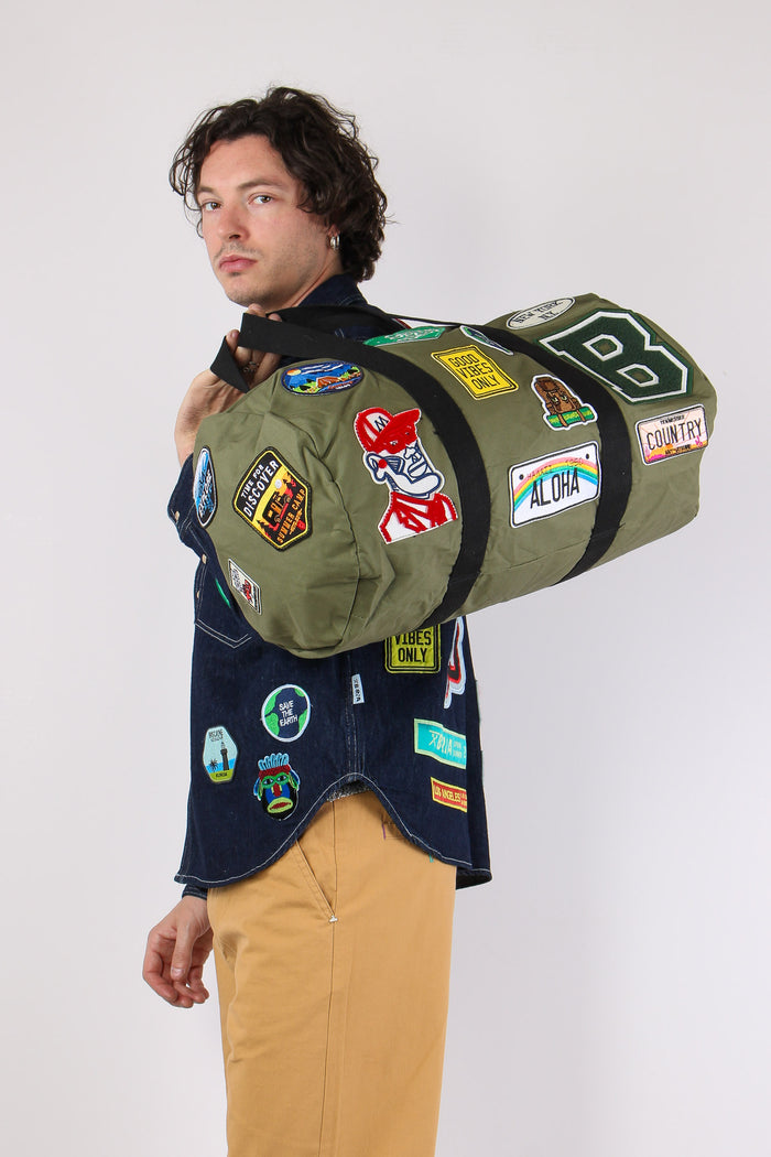 Borsone Patch Militare-4