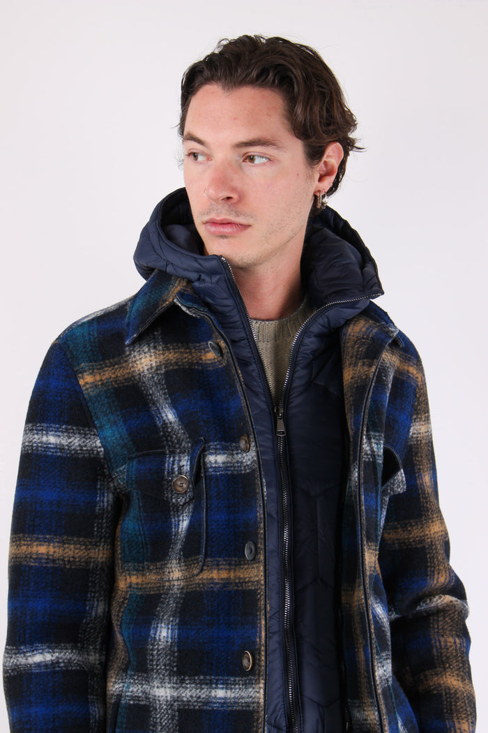 Giubbotto Camicia Pettorina Ny Blu-3