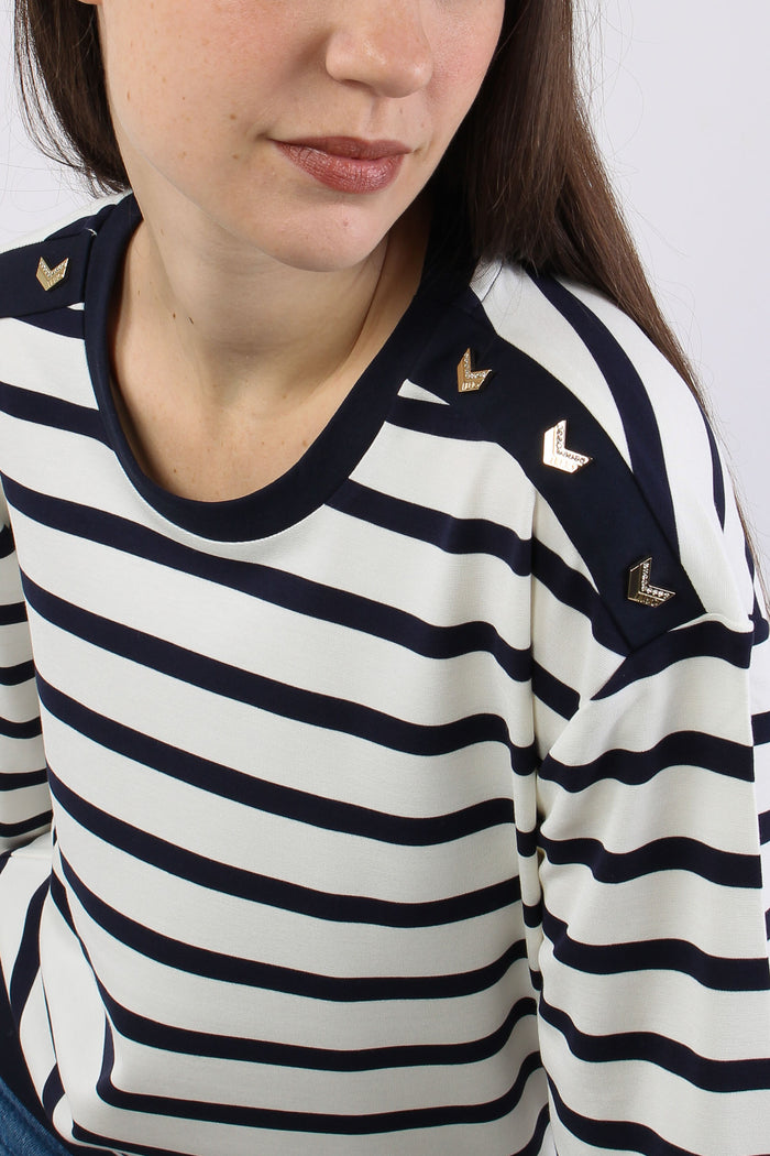 Maglia Over Riga White/blue-7