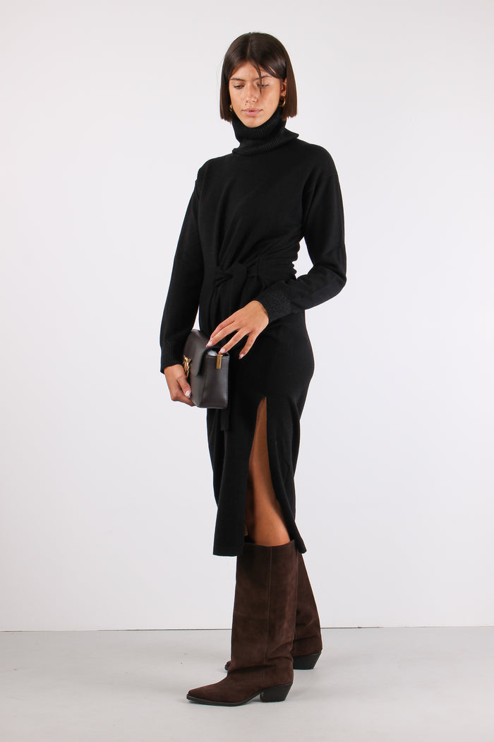 Abito Maglia Fusciacca Nero-3