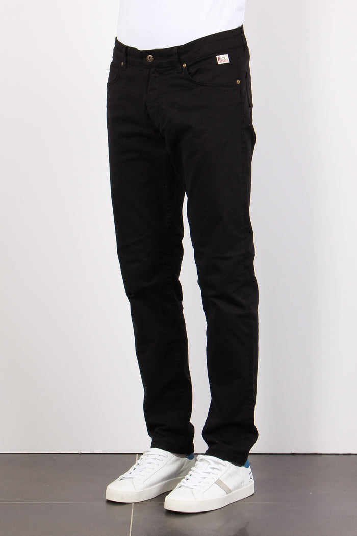 Pantalone 5 Tasche Slim Fit Read Black-7