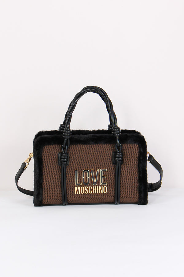 Shopping Piccola Ecopelliccia Nero