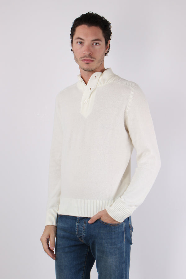 Collo Alto  Cotone Off White