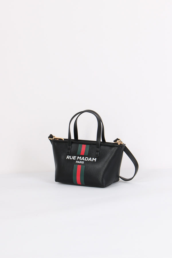 Mini Shopping Banda Monogram Black-2