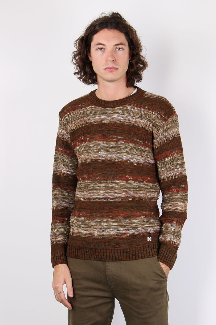 Maglia Melange Riga Tabacco