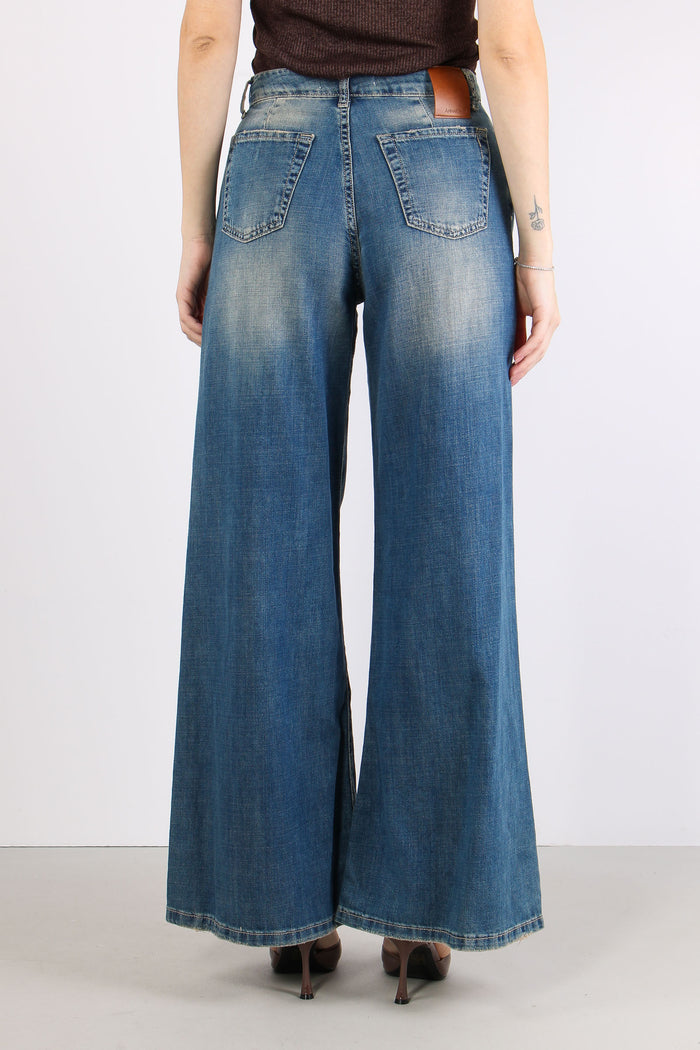 Denim Palazzo Denim Chiaro-4