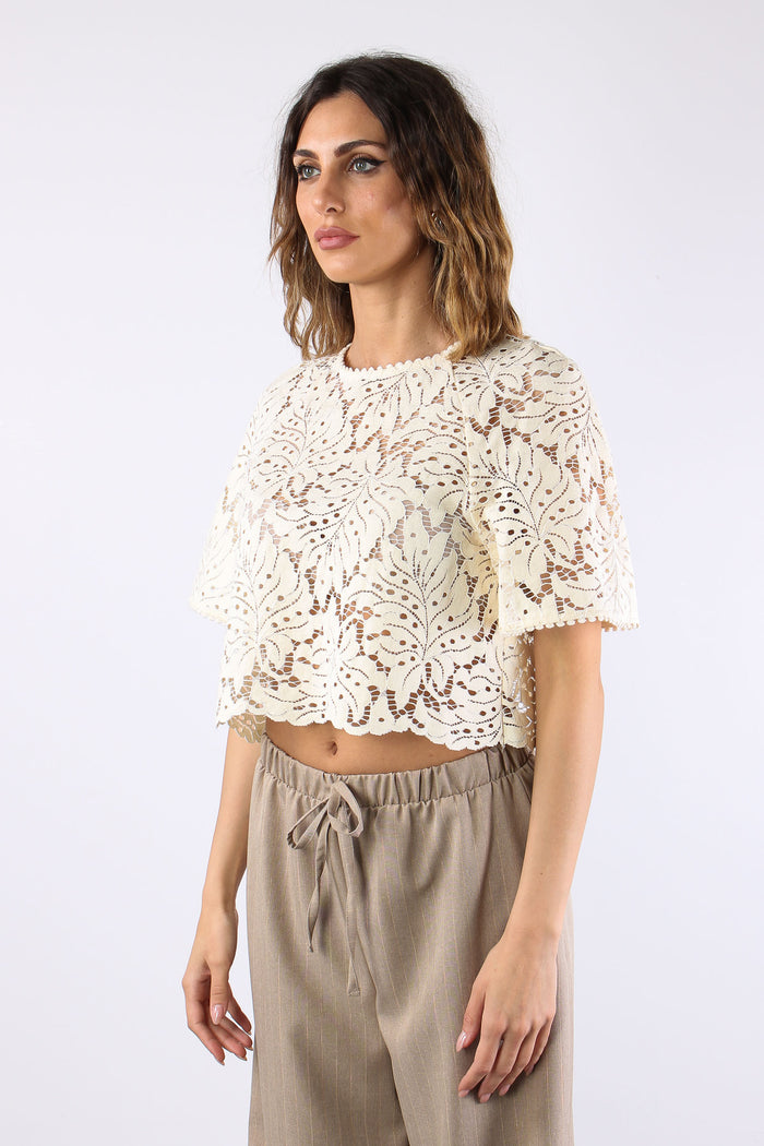 Blusa Cropped Pizzo Burro-3