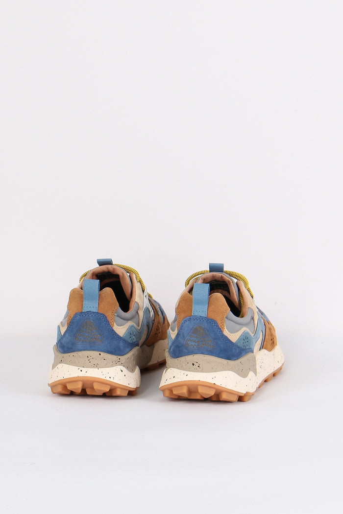 Sneakers Yamano Suede Nylon Brown/petrol-3