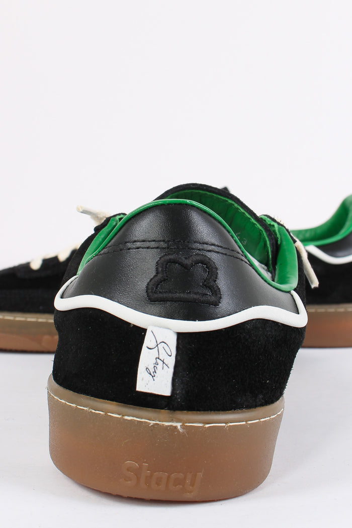 Sneakers Bicolor Camoscio Black/green-6