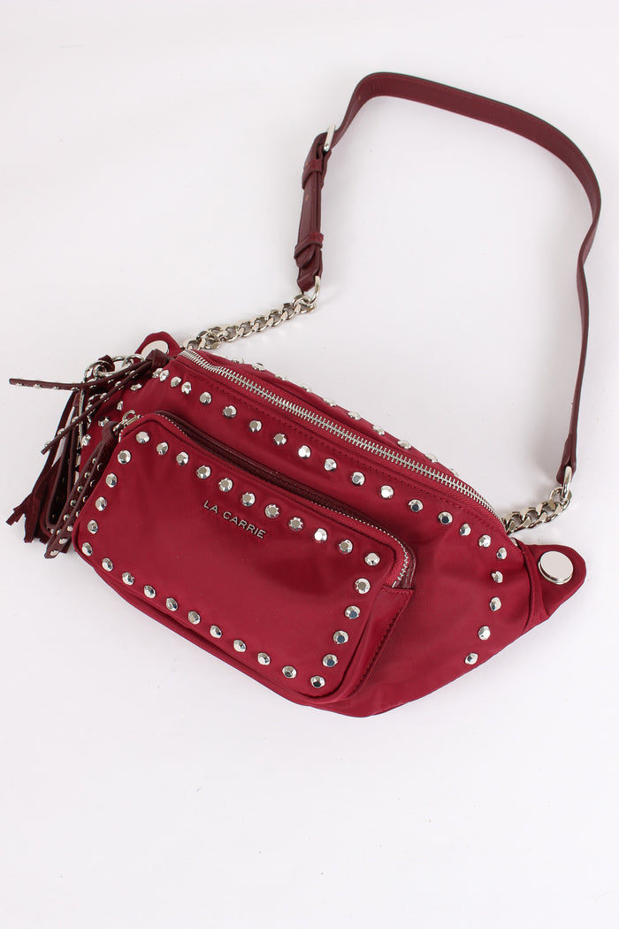 Marsupio Nylon Borchie Cherry-2