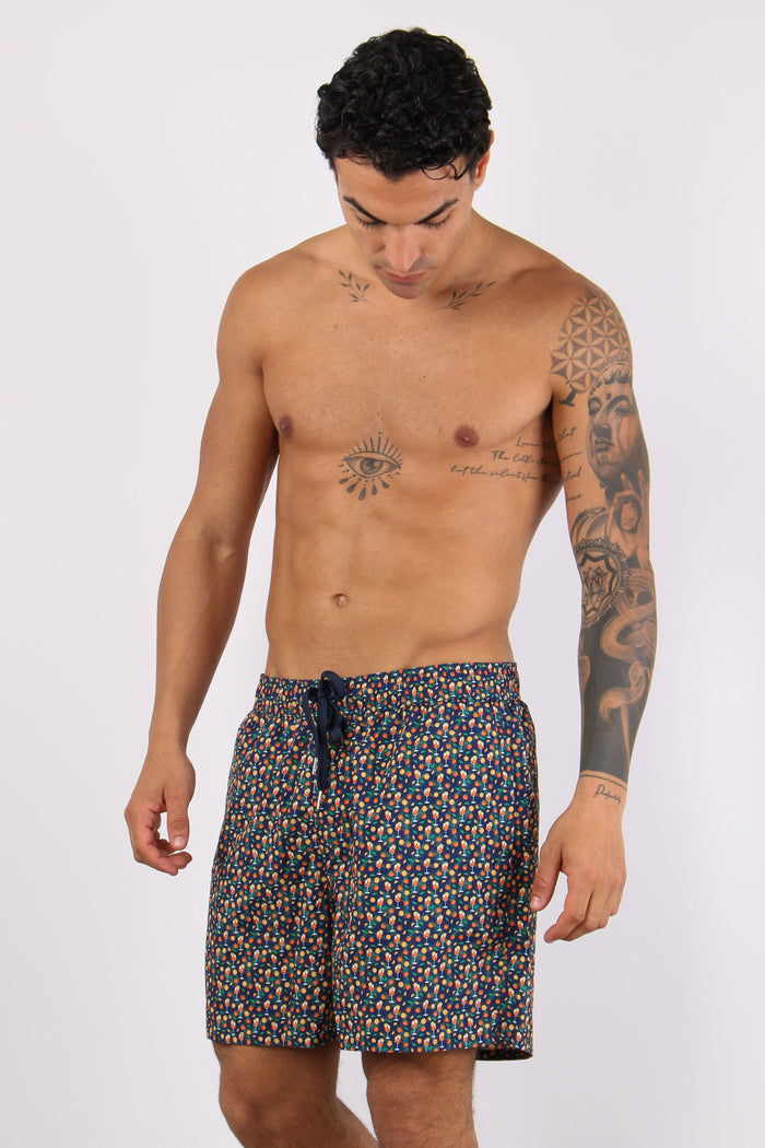 Costume Pantalone Fantasia Navy Blue-6