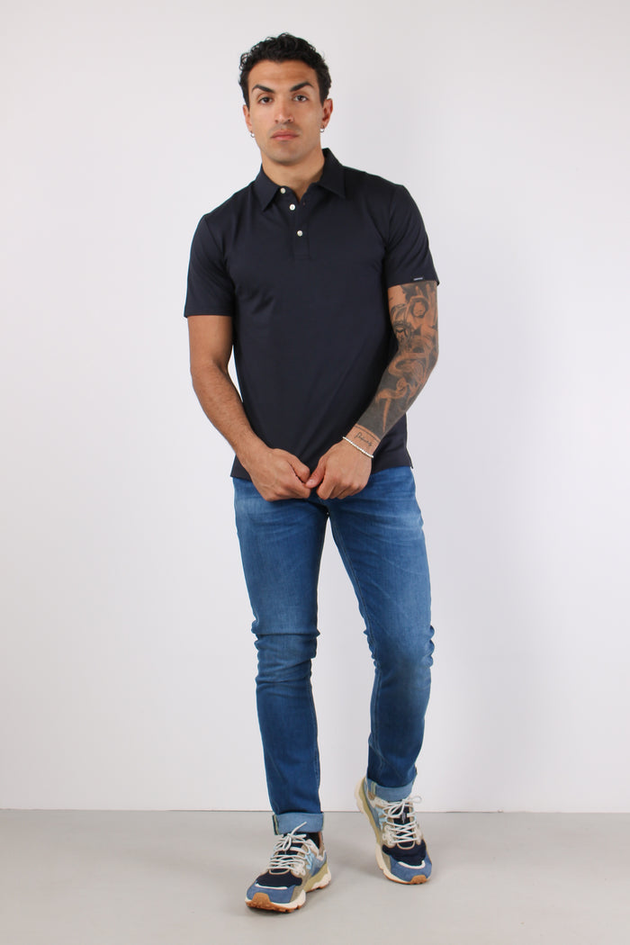 Polo Technical Piquet Navy-6