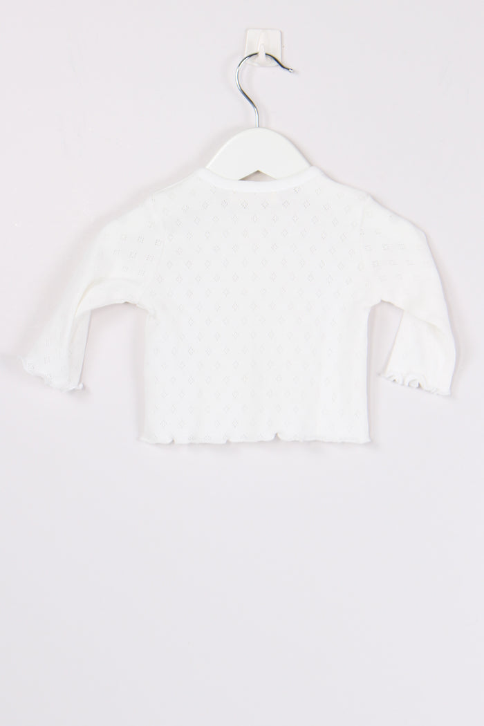 Golfino Traforato Bianco-2