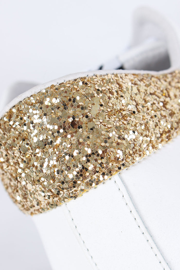 Sneakers Prime Star Glitter Bianco/argento-8