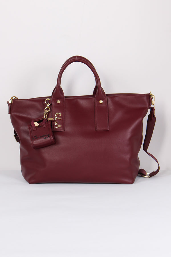 Matilda Shopping Charm Borsett Bordeaux