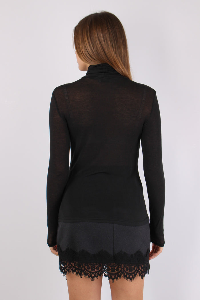 Lupetto Misto Cashmere Nero-6